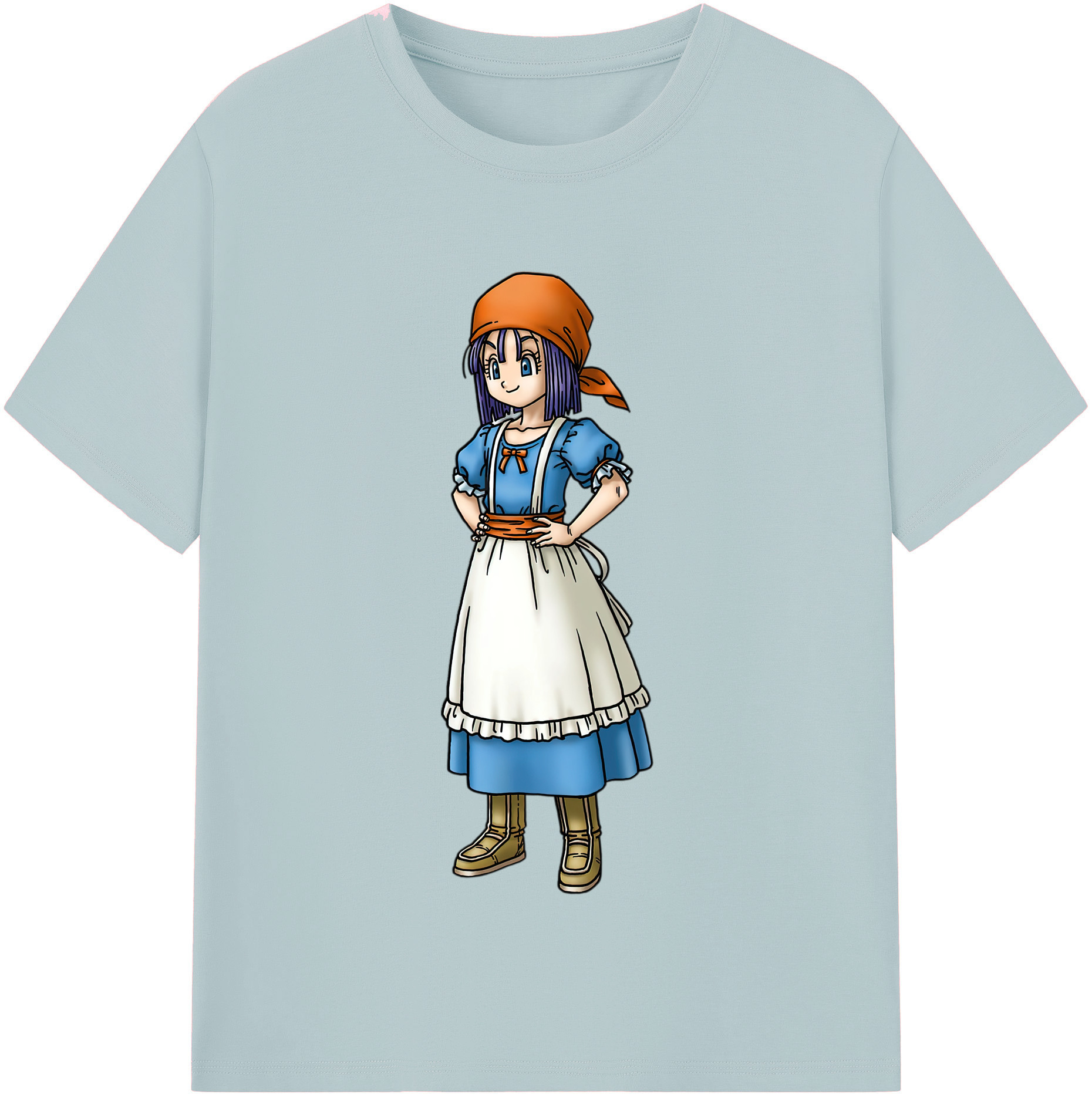 （画像用） ドラゴンクエスト Doragon Kuesuto Dragon Quest 綿100％半袖Tシャツ（フロントプリント）